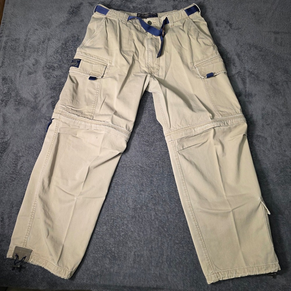 Vintage Abercrombie & Fitch Convertible Pants Mens M Zip Off Paratrooper